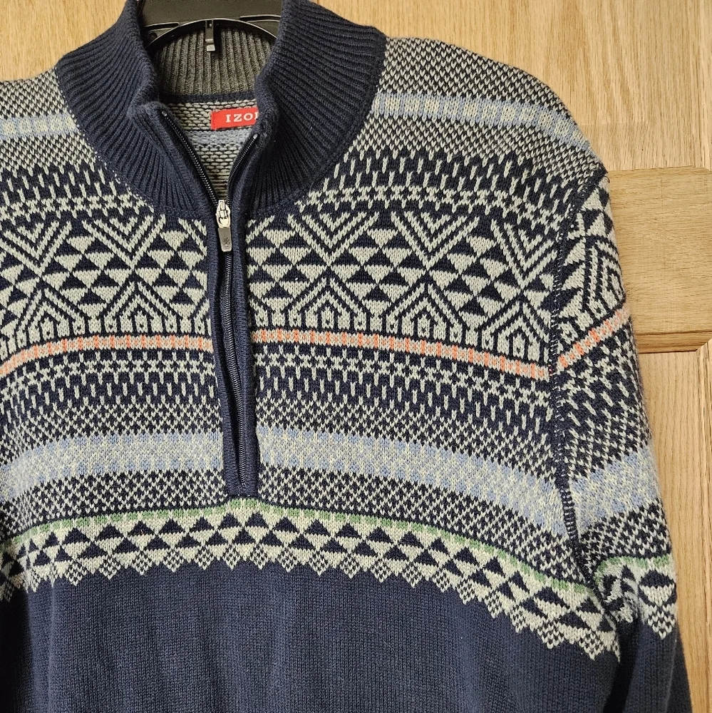 Izod Large Half‎ Zip Pullover Sweater